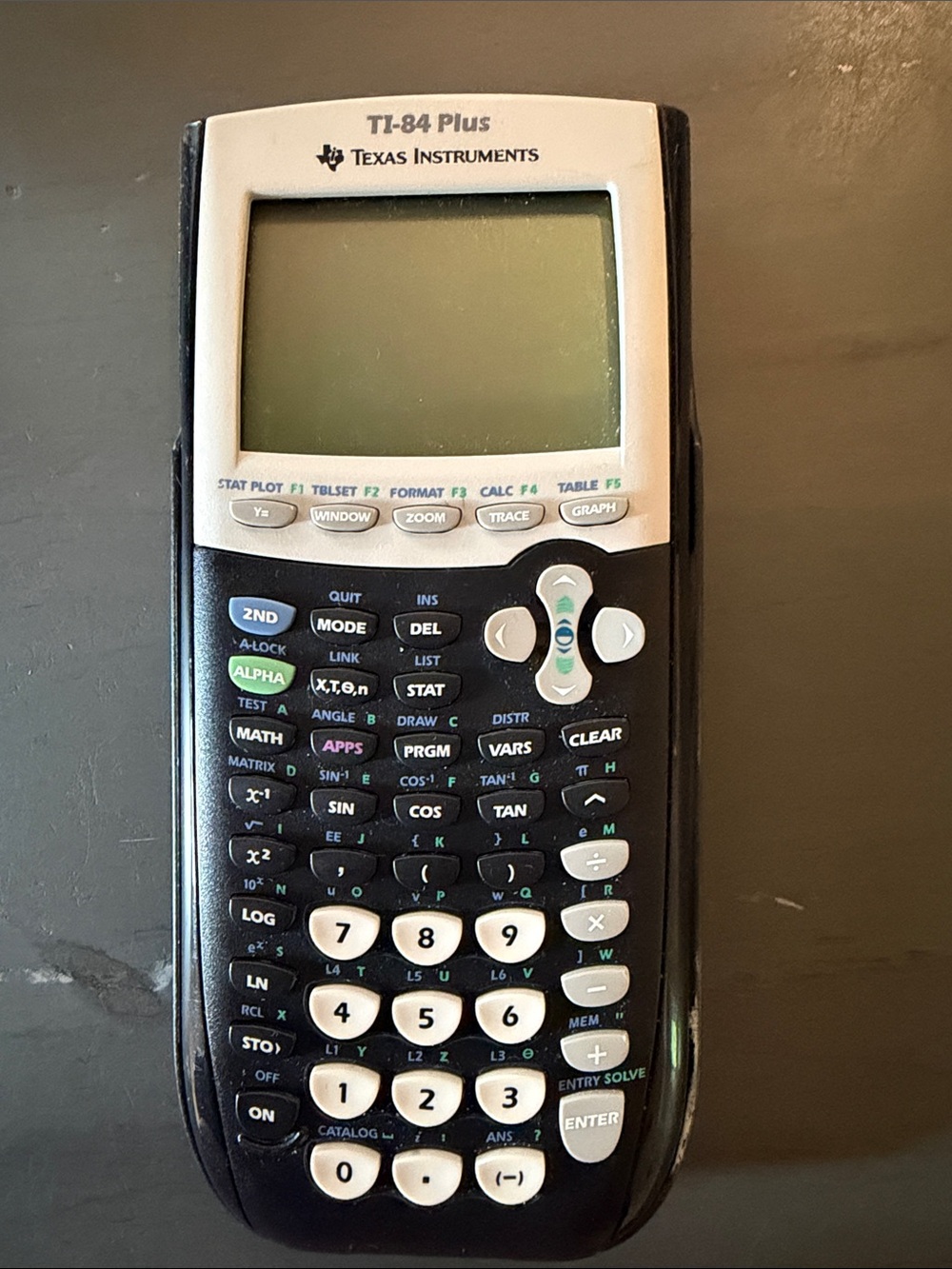 Texas Instruments Black and White TI-84 Plus Graphing Calculator